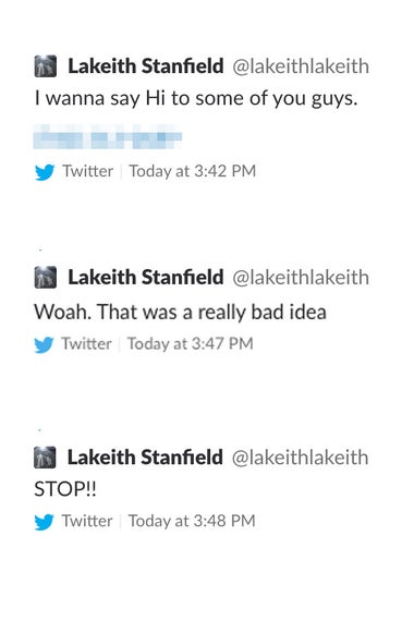 Lakeith Stanfield tweeted his phone number and that was a bad idea.